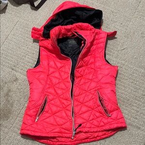 Women's Pink Quilted Vest